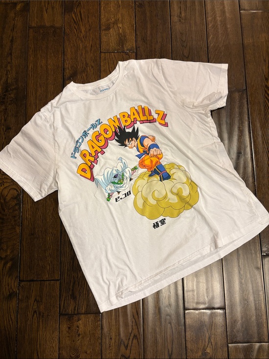 Old Navy Other - Old Navy White Dragon Ball Z Graphic Tee with Multicolor Print